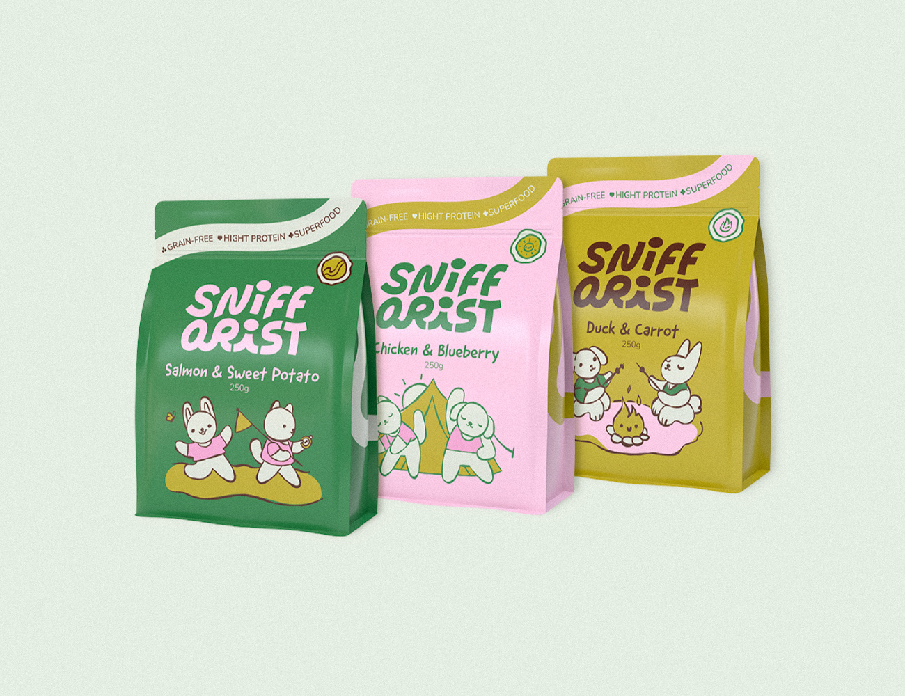 Sniffarist — Pet Food Packaging