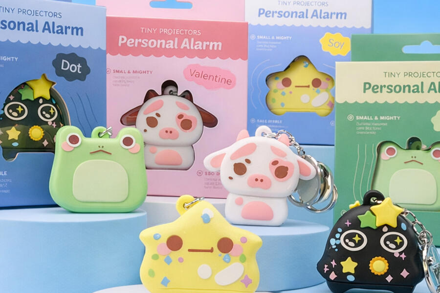 Tiny Protectors personal alarm packaging