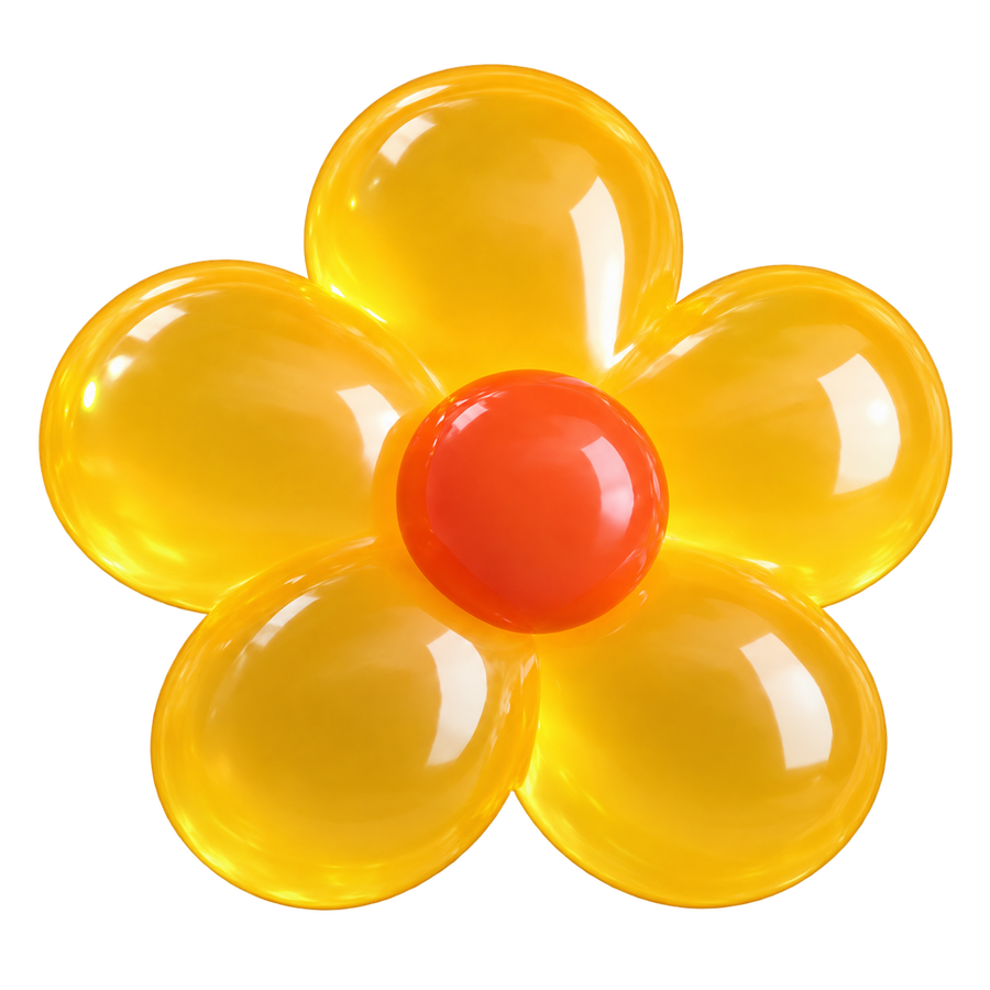 Flower animation asset 3D flower